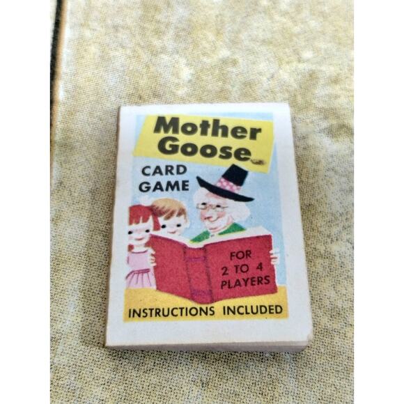 2 Vtg Cracker Jack Prize Fun Books Unused Mother Goose & Who's Who Zoo - Picture 2 of 9